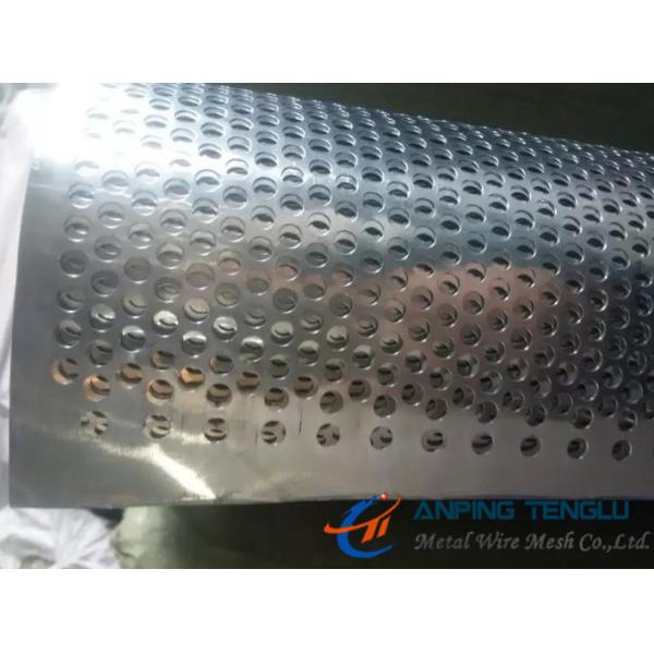 Stainless Steel Round Hole Perforated Metal Coil, 0.2mm to 3mm Thickness