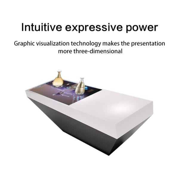 43'' Object Recognition Restaurants Smart Digital Interactive Multitouch Screen Coffee Table For Education