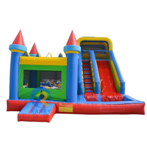 Optional Sizes Bouncy Castle with Slide and Pool Inflatable Bouncing Castles