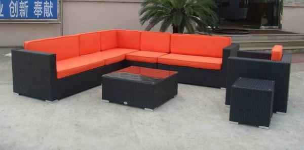 9pcs garden cane furniture All Weather Wicker Patio Furniture