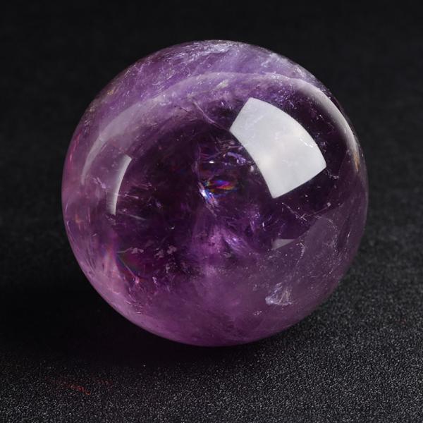 3-5/Appect Natural Amethyst Ball Fengshui Decoration Gemstone Sphere for Home and Office Decoration