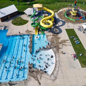 Children Amusement Park Water Games Rides Swimming Pool Fiberglass Slide Set for