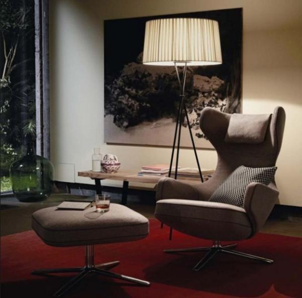 Designer Living Room leisure chair Classic Home Grand Repos Lounge Chair