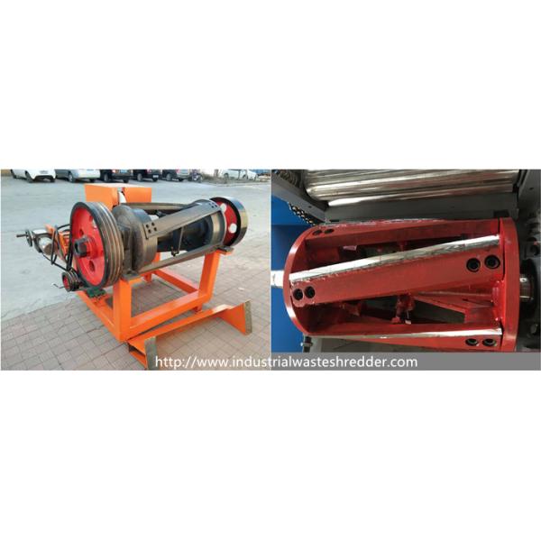 Paquete de la trituradora de residuos industrial de la película de estiramiento de los PP/del PE que envuelve el cortador de películas