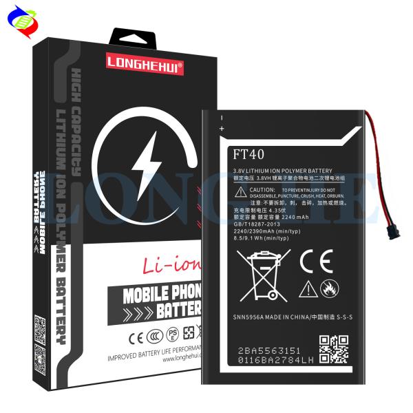 Stock 2390mAh FT40 for Moto E 2nd Gen/E2 2015/E 1 XT1527 XT1511 XT1505 XT1524 Battery