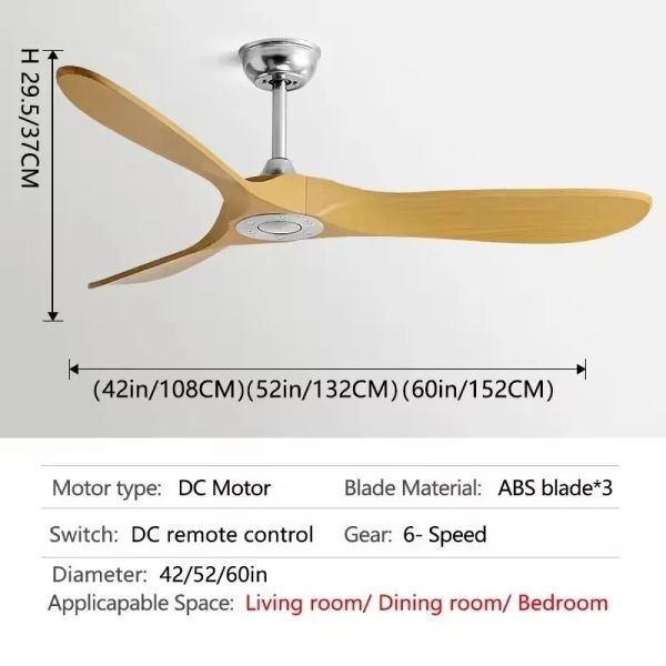 Luxury Ceiling Fan Light Remote LED Electric Fan Light with glass lampshade metal Stealth Fan Light (WH-VLL-28)