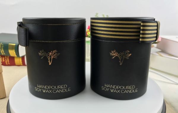 Gold Stamping Perfume Scented Candles Customized Fragrance For Home Decoration