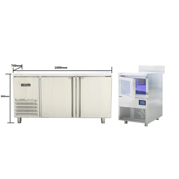 Холодильник ресторана нержавеющей стали коммерчески коррозионностойкий