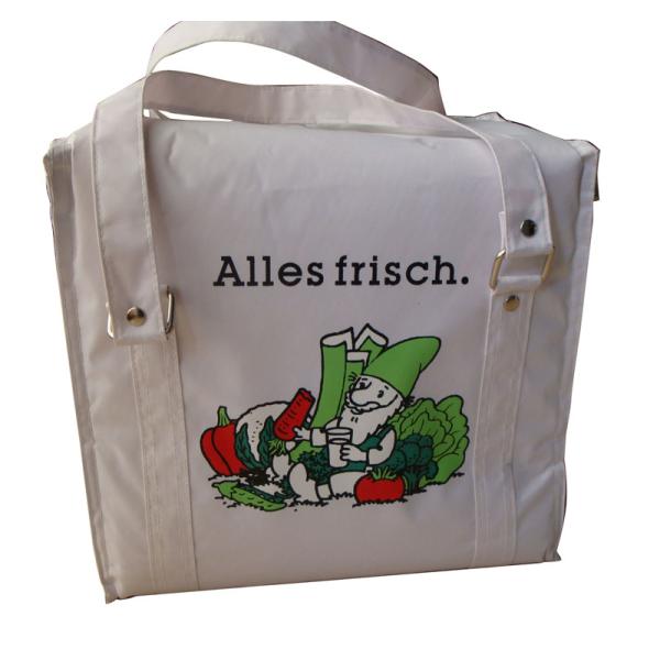 Environment Friendly Water Proof 420D RED NYLON Thermal Insulated Bags For Food