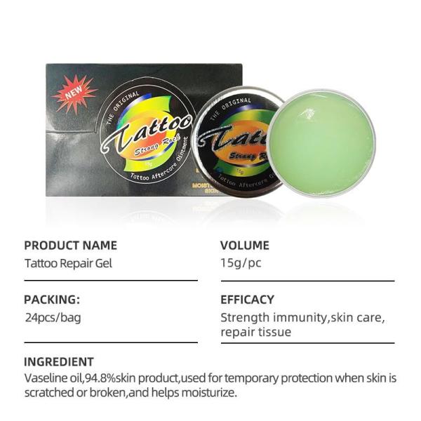 Ungüento permanente de la reparación del tatuaje del maquillaje del tatuaje de la crema orgánica de la vigilancia postoperatoria