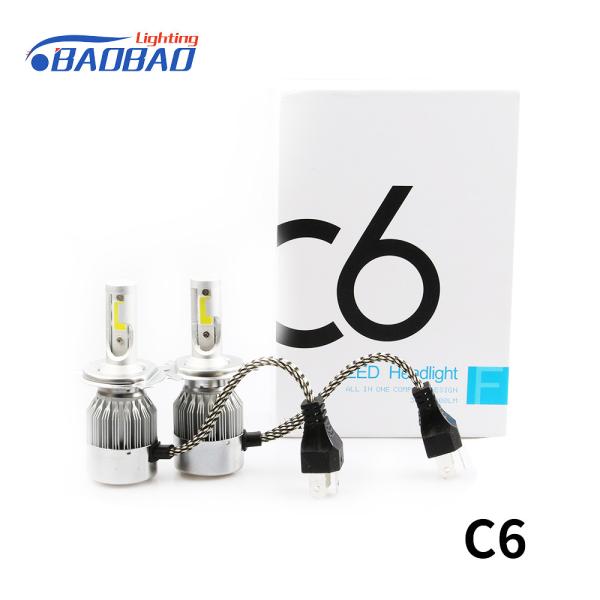 C6 30W 3600Lumen COB Car LED headlight