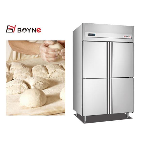 Stainless Steel Double door Insert Chiller Cabinet Bakery Bread Shop Kitchen