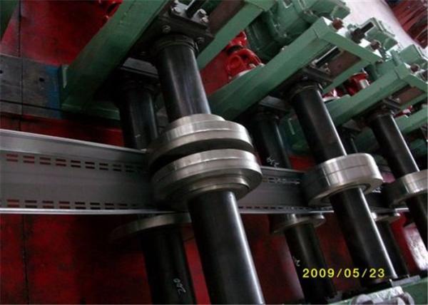 Automatic Storage Rack Roll Forming Machine , Cr12 Metal Forming Equipment 35.5kw