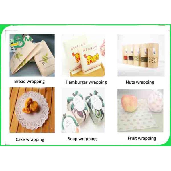 бумага Брауна Kraft девственницы крена качества еды MG 35gsm бумажная для бумажного мешка хлеба