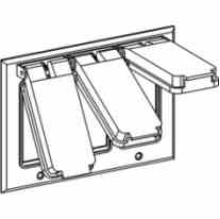 Алюминий крышки выхода штепсельной розетки пробела 3 шатий электрический двухшпиндельный