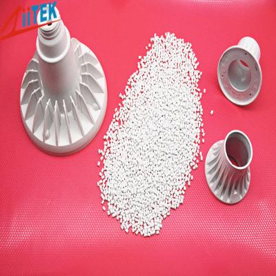 White Heat Conductive Plastic 1.8W Lighter Than Normal Aluminum Housing For LED Light Housing