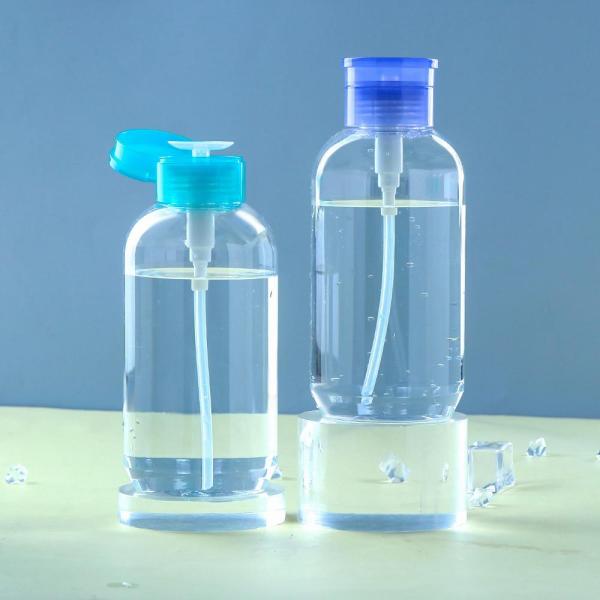 ISO9001 Certified PET Makeup Remover Bottle with Flip Cover and Customized Colors