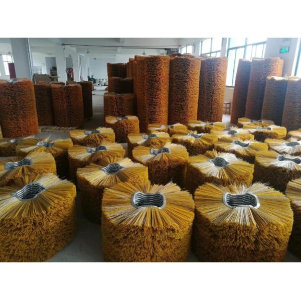 os linces giratórios elétricos da lavagem de 205mmx660mm PP escovam para a limpeza da estrada