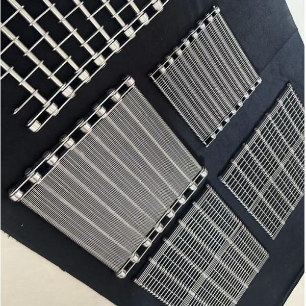 304 Stainless Steel Wire Mesh Conveyor Belt 50KG Load for Baking Ovens