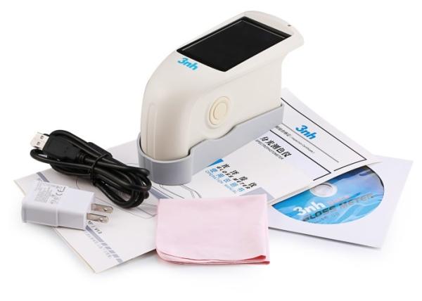 Stainless Steel Floor Gloss Measurement Instruments , HG268 Tri Gloss Meter 0.1s Measuring Time