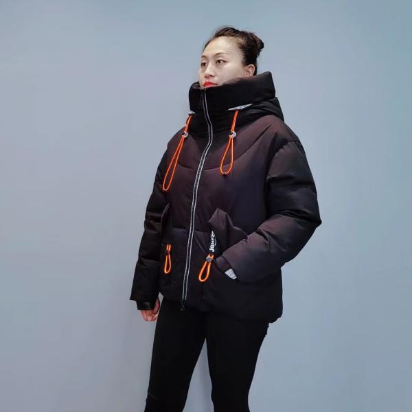 FODARLLOY F22531 Ladies Warm Hooded Cotton-padded Clothes Women Slim Long Winter Jackets Women Coats