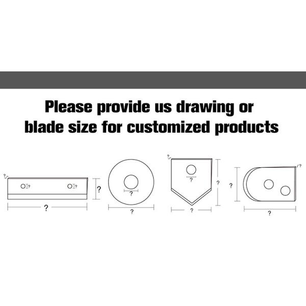 High Quality Plastic Cutting Blade For Crusher Cutting Machine From Durable Material