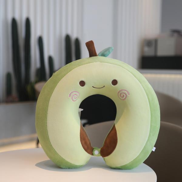 Portable Kids Travel Neck Pillow Cute Animal Memory Foam Neck Support Pillow for Airplane