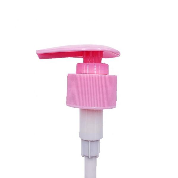 Output 2ml for lotion pump with brown ribbed closure 28/410