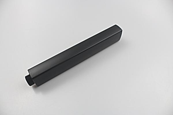 Bathroom Square Handheld Shower Head Black Color