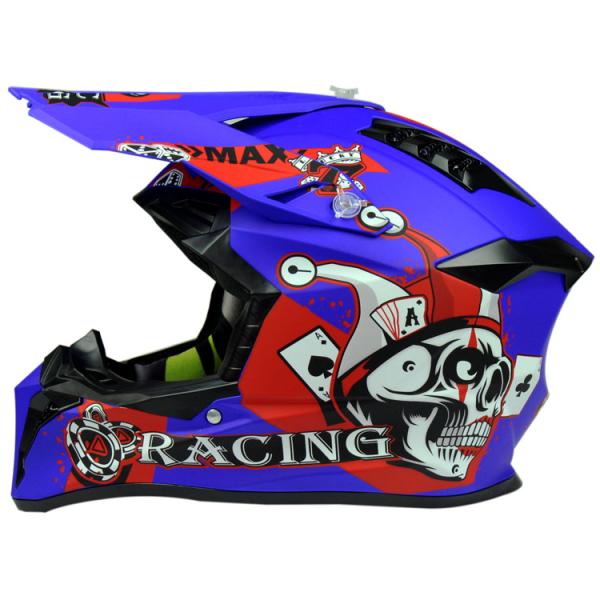 Head Safety Protection DOT Approved Dirt Bike Motocross Off-Road Bike Helmet for XXL