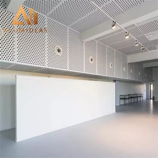 Aluminum Building Facades Modern  Perforated Metal Ceiling
