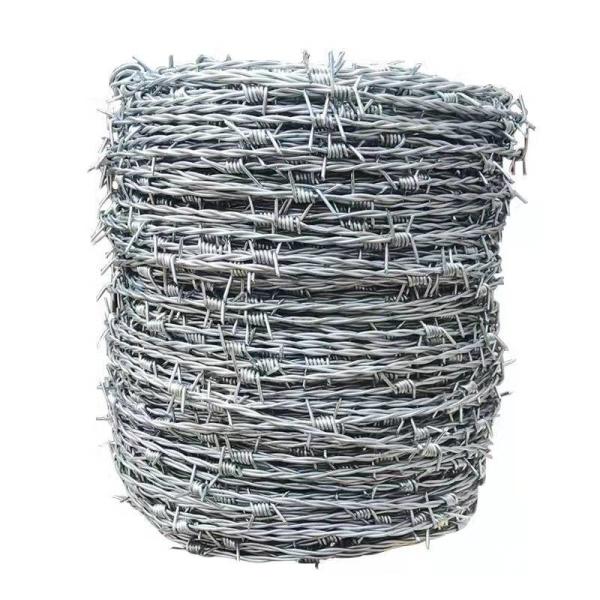 High Security Fencing High Tensile Barbed Wire Galvanized 250m 500m Roll