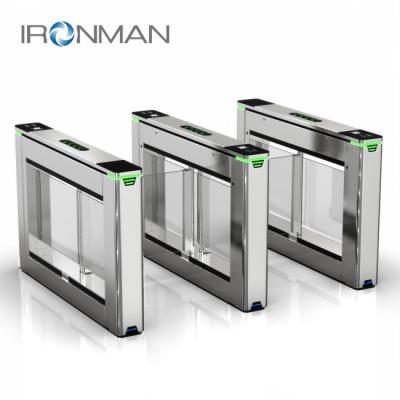 Supermarket / Station Swing Gate Turnstile DC24V Double Direction High Speed Gate