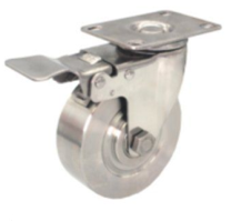  Manufacturing Casters  Medium Heavy-duty Steel Casters Sus 304 Solid Steel Wheels Corrosion-resistant Casters