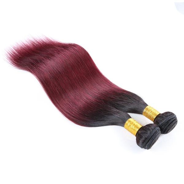 Extensões brasileiras do cabelo humano de Ombre do Weave do cabelo de Ombre do Virgin 12 a 26