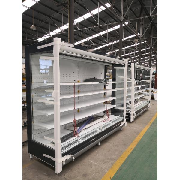 Supermarket Refrigeration Equipment Open Multi Deck Chiller Built-in Compressor