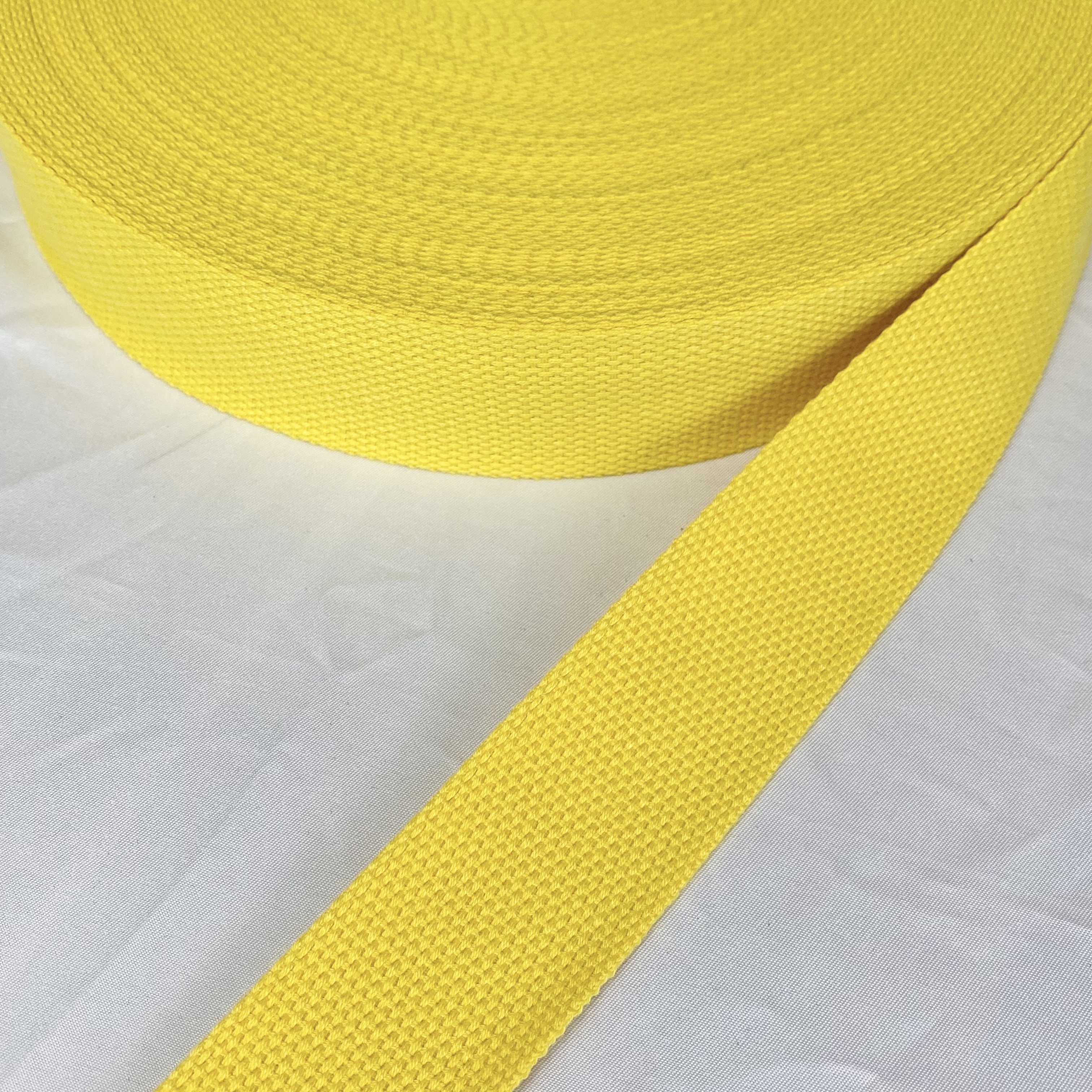 Soft bead Polyester-cotton webbing in a variety of colors Dupont Tote bag strap Textiles