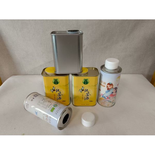 500ml Tinplate Empty Can for Edible Oil Olive Oil Food Industrial Use