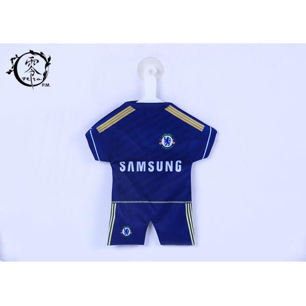 Soccer Fans Car Decoration Items Window Mini Jersey With Sucker Hanger Promotion Gifts