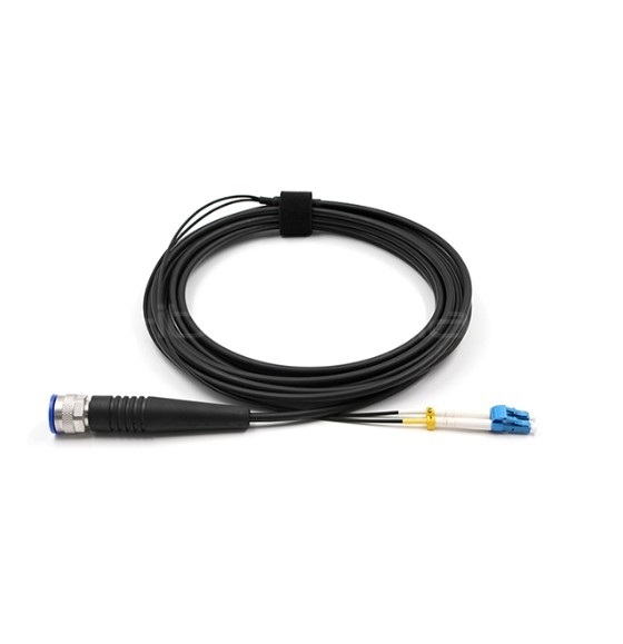 RDC Plug to LC/UPC Duplex Fiber Patch Cord – 2 Cores, OS2 G657A1