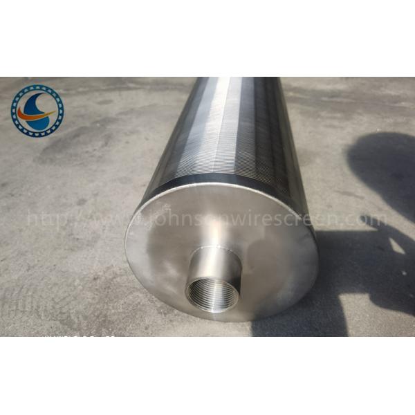 200um Slot Wedge Wire Screen Filter Tube Stainless Steel 304 With Flange