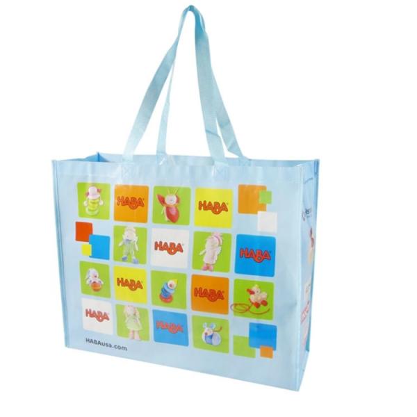 Eco Friendly China PP Woven Bags for Shopping , Custom PP Woven Shopping Bag Reusable Unisex Polypropylene Woven Bag