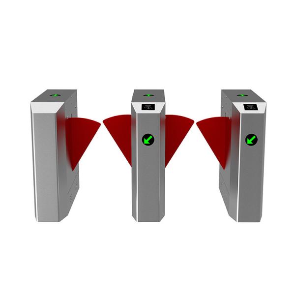 BLDC Motorized Speed Gate Turnstile Retractable Flap Barrier Gate