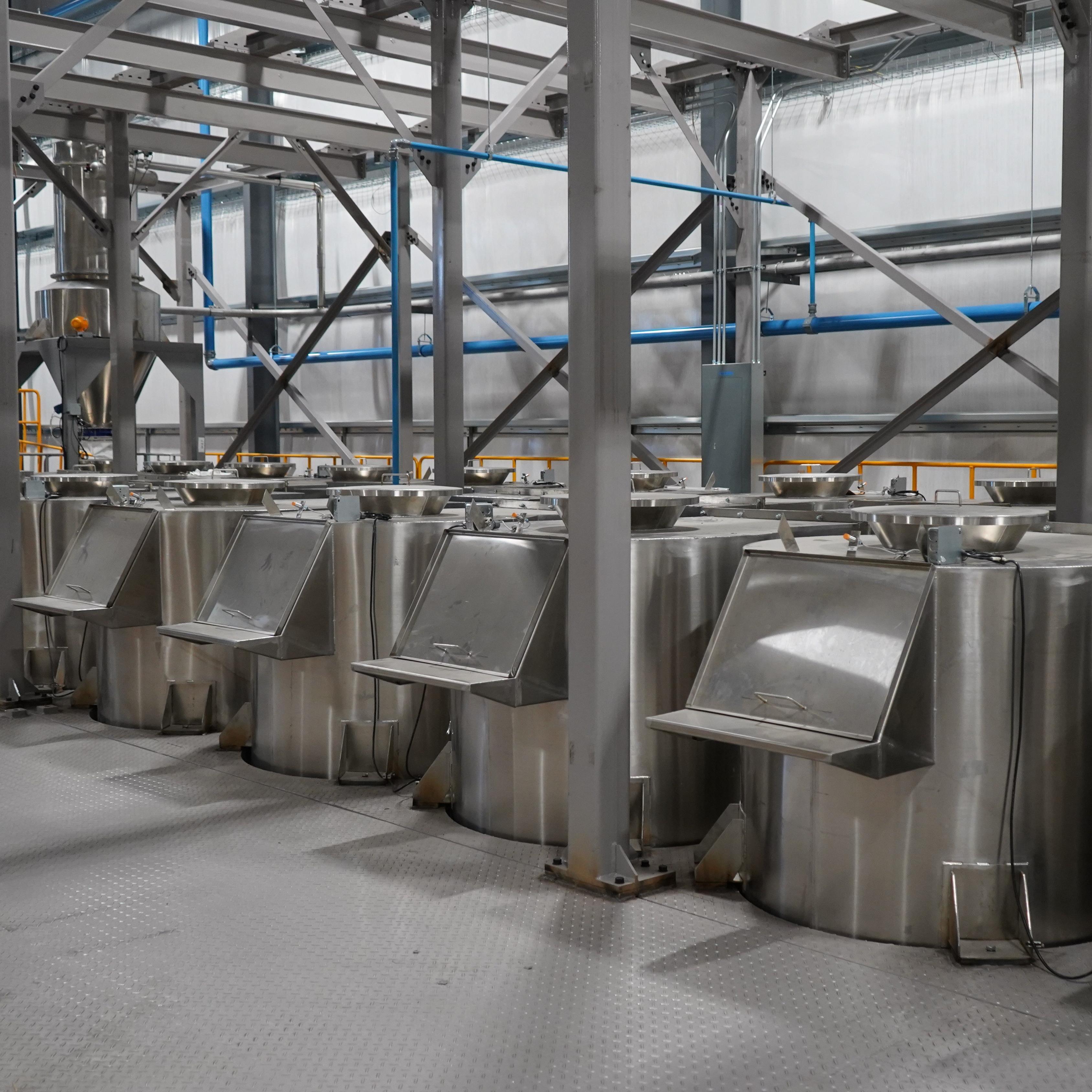 Heavy Duty Weighing And Dosing Systems 5000kg/H For PVC / SPC Flooring / Plastic