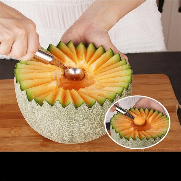 Restaurant Kitchen Gadgets Set 6 Pieces Stainless Steel Multifunctional Fruit Tools