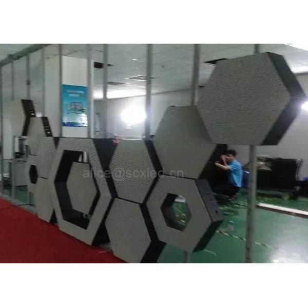 P3.9 Shape Video Curtain LED Display screen for Advertising , High Resolution