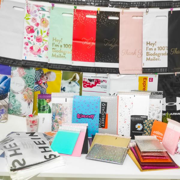 Tear Proof PE Self Sealing Mailing Bags Gravure Printing For Express Delivery