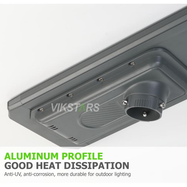 Nuevo 100W 200W 300W 400W 500W All In One Aluminio Luz solar de calle para mayoristas
