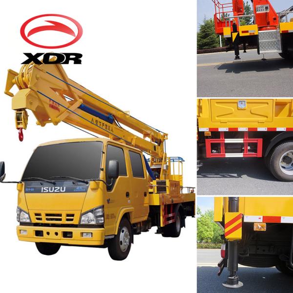 14-16m Aerial Platform Working Truck , Overhead Working Truck 4X2
