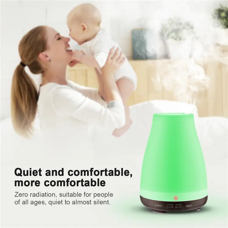 Innogear 100ml Essential Oil Diffuser with Color LED Lights Aromatherapy Humidifier Aroma Diffuser for Bedroom,Home,Office